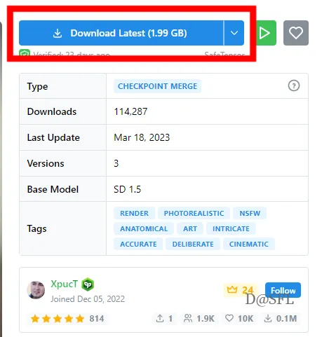 스테이블 디퓨전 모델 7 Deliberate 모델 다운로드 2