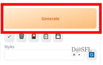 Stable Diffusion web UI 18 AI 이미지 생성 실행 버튼