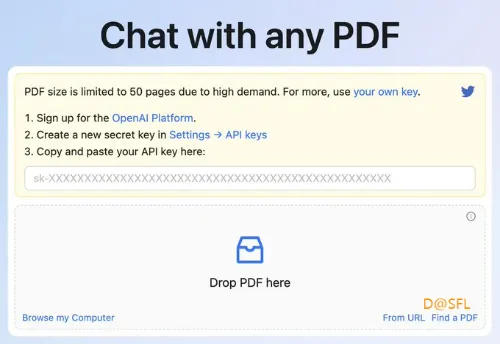ChatPDF 1 무료 AI 웹사이트 ChatPDF