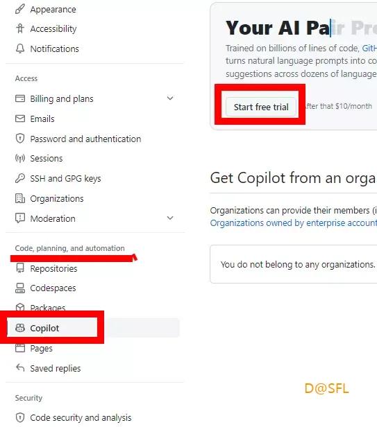 Copilot 10 깃허브 계정에 Copilot 등록하기