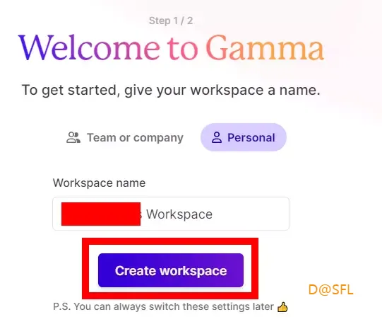 Gamma app 8 Gamma app 정보 입력 항목 1