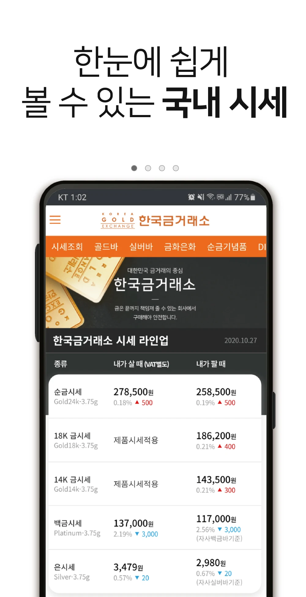 한국금거래소 3 한국금거래소 살펴보기 1