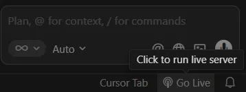 커서 Cursor 6 커서 LiveServer 사용하기