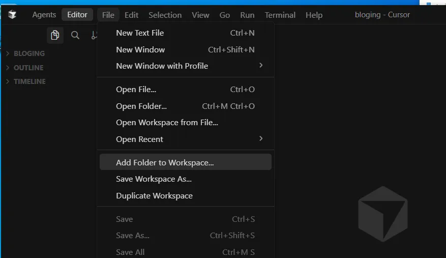 커서 Cursor 7 커서 사용 방법 1
