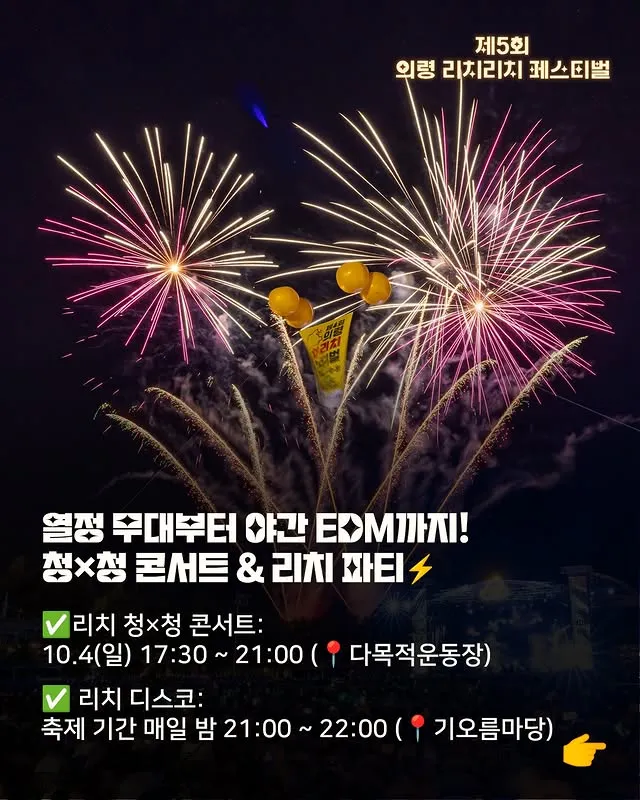 의령 리치리치 페스티벌 5 의령 리치리치 페스티벌 살펴보기 4